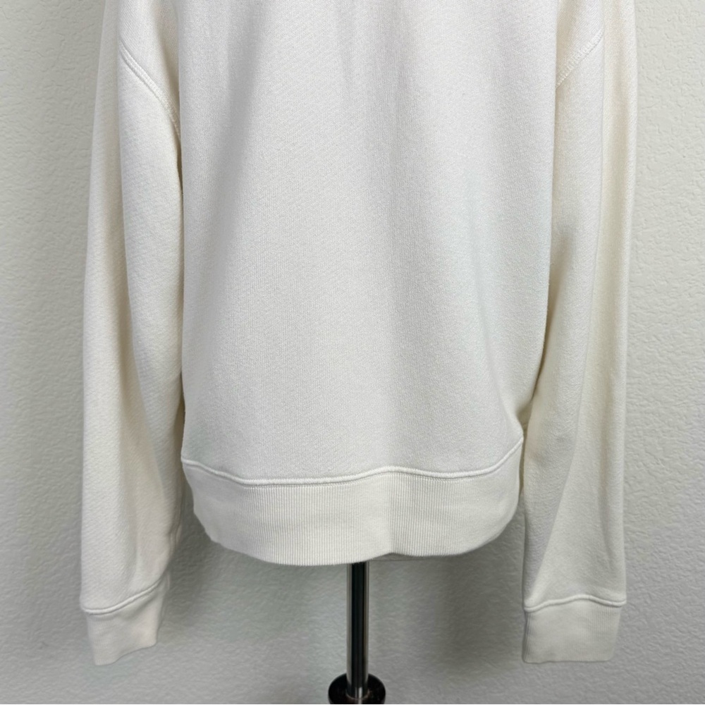 Jenni Kayne Quarter Zip Sweatshirt in Cream Size Small - Picture 9 of 14